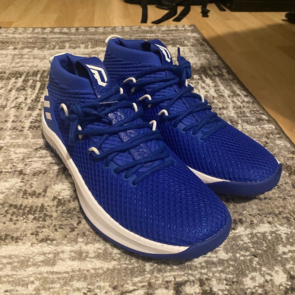 Blue Damian Lillard Basketball Shoe, size 12